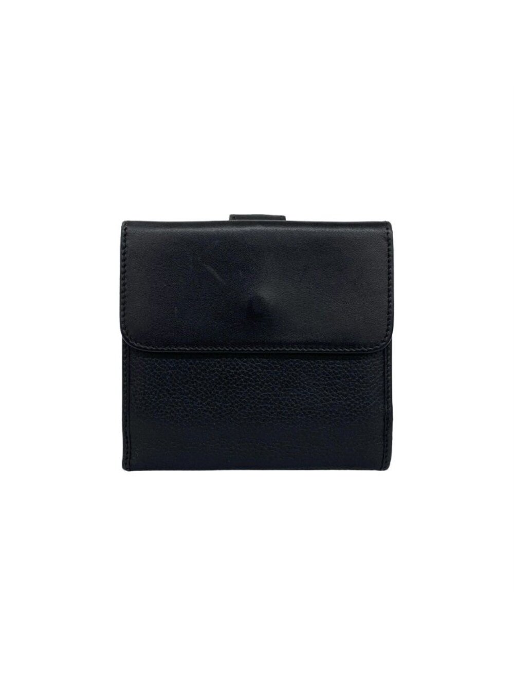 Gucci Vintage GG Logo Leather Bifold Wallet Mini Card Case Black - Picture 2 of 10